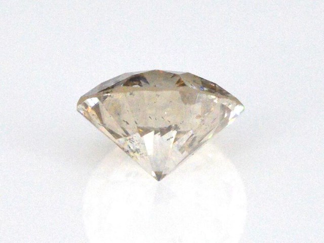 Diamant - 0.97 carat natuurlijke champagne diamant - afbeelding 3 van  4