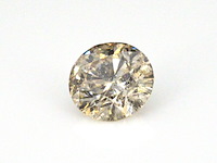 Diamant - 0.97 carat natuurlijke champagne diamant - afbeelding 1 van  3