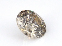 Diamant - 0.97 carat natuurlijke champagne diamant - afbeelding 2 van  3