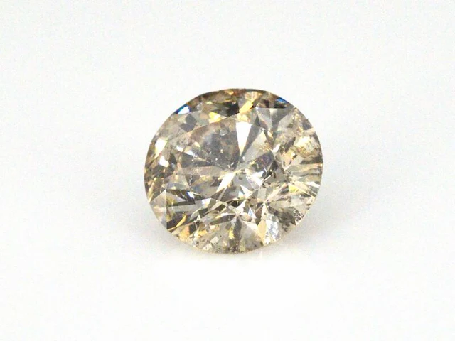 Diamant - 0.97 carat natuurlijke champagne diamant - afbeelding 1 van  5