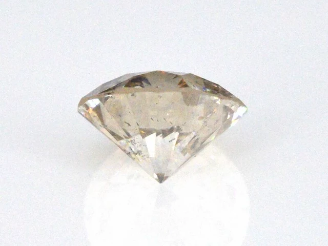 Diamant - 0.97 carat natuurlijke champagne diamant - afbeelding 3 van  5