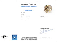 Diamant - 1.00 carat echte fancy gekleurde diamant - afbeelding 3 van  4