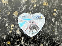 Diamant - 1.00 carat echte natuurlijke hart geslepen diamant (gia gecertificeerd) - afbeelding 2 van  6
