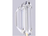 Diamant - 1.00 carat emerald geslepen diamant (gecertificeerd) - afbeelding 2 van  4
