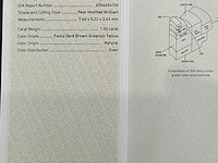Diamant - 1.00 carat natuurlijk diamant (gecertificeerd) - afbeelding 2 van  4