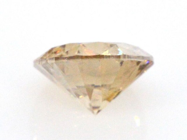 Diamant - 1.00 carat natuurlijke cognac gekleurde diamant (gecertificeerd) - afbeelding 2 van  4