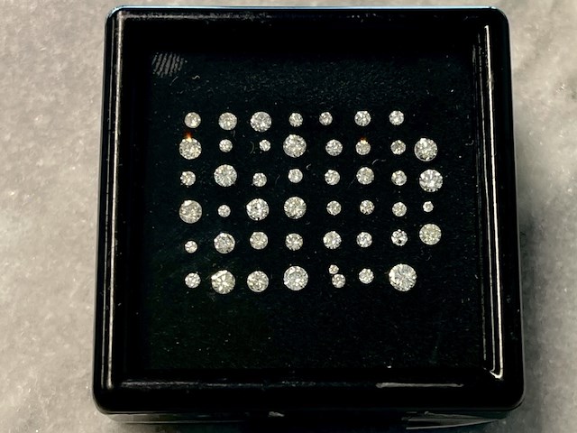 Diamant - 1.00 carat natuurlijke diamant briljant geslepen - afbeelding 1 van  4