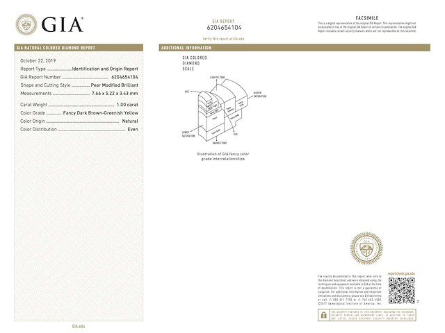Diamant - 1.00 carat natuurlijke diamant (gecertificeerd) - afbeelding 3 van  3