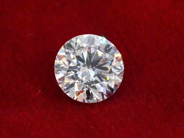 Diamant - 1.00 carat natuurlijke diamant (gecertificeerd) - afbeelding 1 van  6