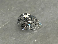 Diamant - 1.00 carat natuurlijke diamant peer geslepen - afbeelding 1 van  6