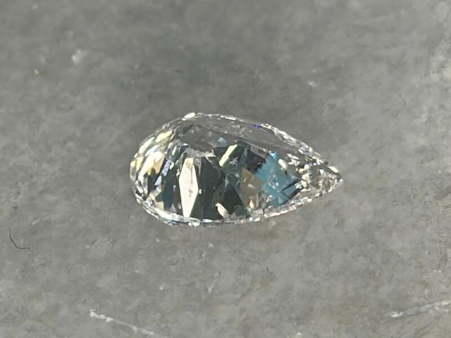 Diamant - 1.00 carat natuurlijke diamant peer geslepen - afbeelding 2 van  6