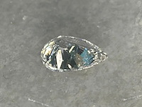 Diamant - 1.00 carat natuurlijke diamant peer geslepen - afbeelding 2 van  6