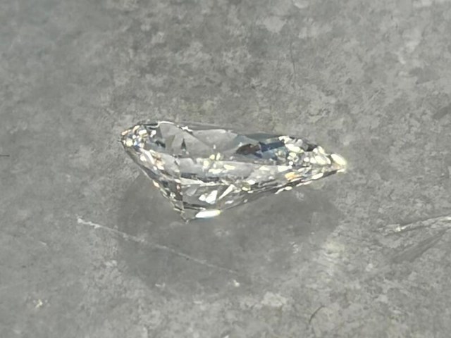 Diamant - 1.00 carat natuurlijke diamant peer geslepen - afbeelding 3 van  6
