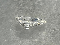 Diamant - 1.00 carat natuurlijke diamant peer geslepen - afbeelding 3 van  6