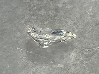 Diamant - 1.00 carat natuurlijke diamant peer geslepen - afbeelding 3 van  4