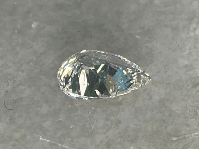 Diamant - 1.00 carat natuurlijke diamant peer geslepen - afbeelding 2 van  6