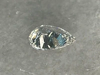 Diamant - 1.00 carat natuurlijke diamant peer geslepen - afbeelding 2 van  6