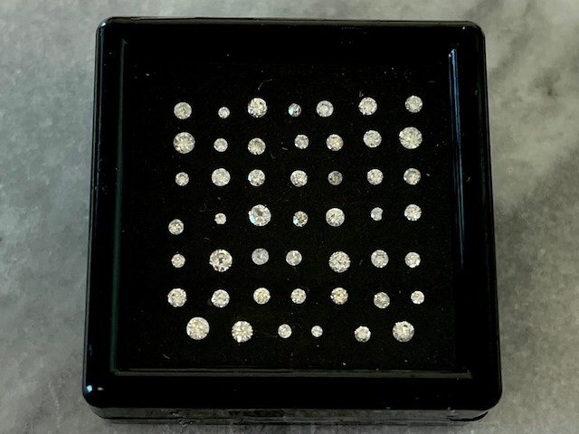 Diamant - 1.00 carat natuurlijke geslepen diamant - afbeelding 1 van  4