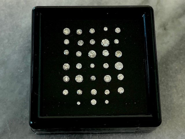 Diamant - 1.00 carat natuurlijke geslepen diamant - afbeelding 1 van  2