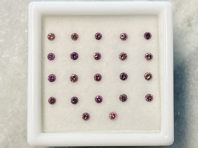 Diamant - 1.00 carat natuurlijke paarse diamant - afbeelding 1 van  2