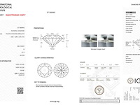 Diamant - 1.00 carat natuurlijke starcut briljant geslepen diamant (gecertificeerd) - afbeelding 3 van  4