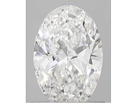 Diamant - 1.00 carat ovaal geslepen diamant (gecertificeerd) - afbeelding 1 van  4