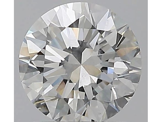 Diamant - 1.00 carat rond geslepen diamant (gecertificeerd) - afbeelding 1 van  3
