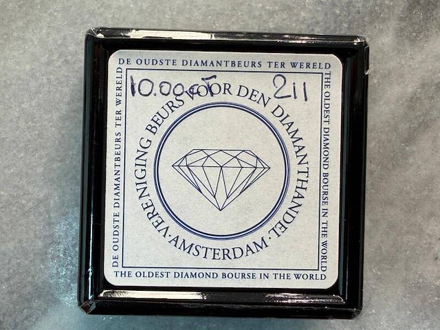 Diamant - 10.00 carat natuurlijke diamant - afbeelding 2 van  2
