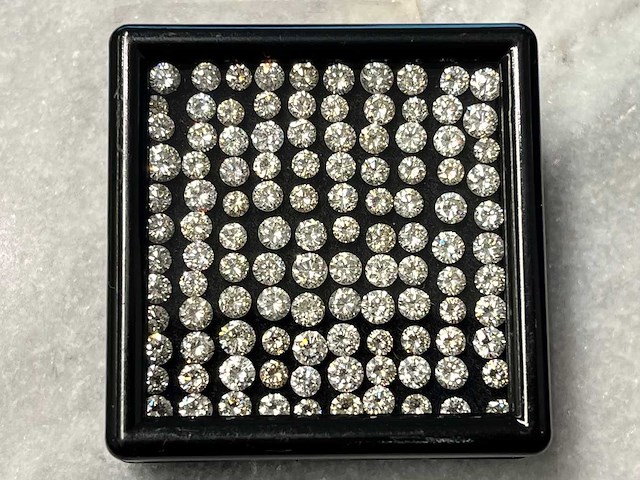 Diamant - 10.03 carat natuurlijke diamant - afbeelding 1 van  3