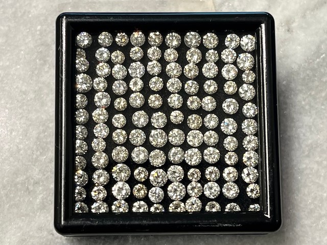 Diamant - 10.03 carat natuurlijke diamant - afbeelding 1 van  4