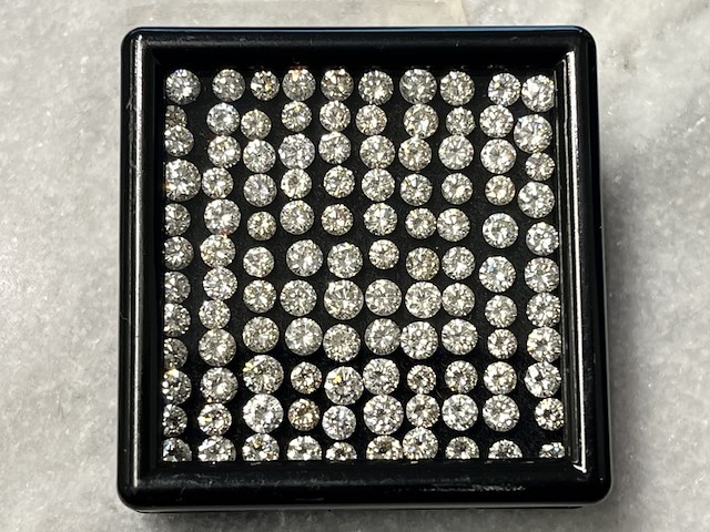 Diamant - 10.03 carat natuurlijke diamant - afbeelding 1 van  2