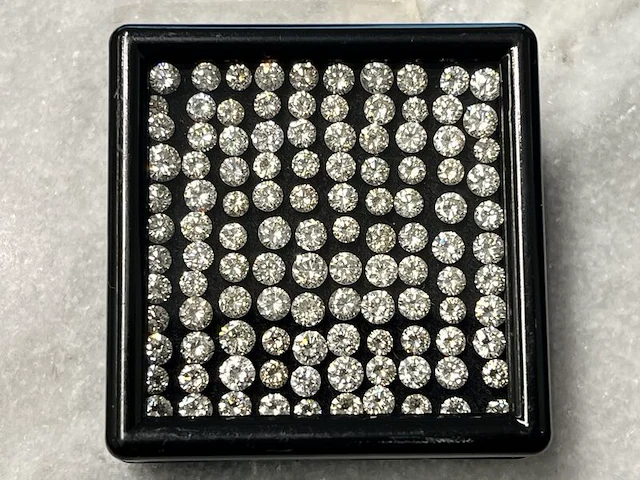 Diamant - 10.03 carat natuurlijke diamant - afbeelding 1 van  4