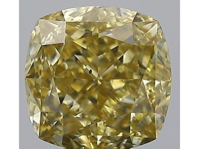 Diamant - 1.01 carat cushion geslepen diamant (gecertificeerd) - afbeelding 1 van  3