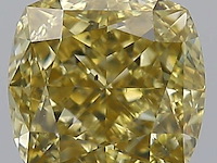 Diamant - 1.01 carat cushion geslepen diamant (gecertificeerd) - afbeelding 1 van  3