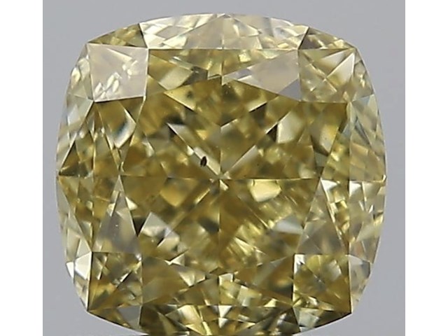 Diamant - 1.01 carat cushion geslepen diamant (gecertificeerd) - afbeelding 1 van  3