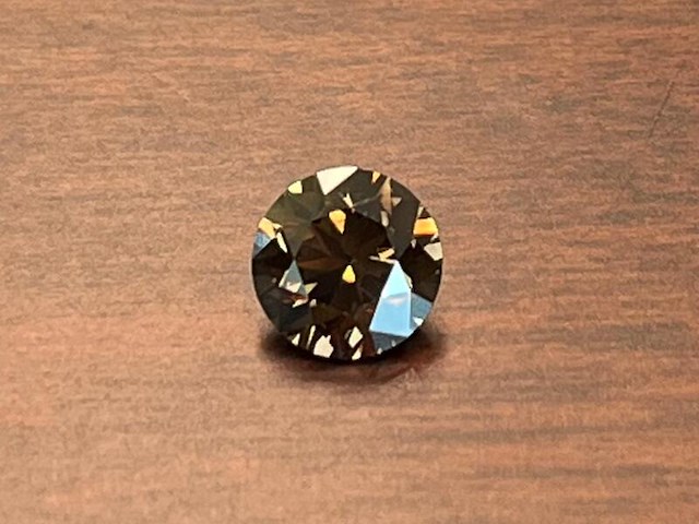 Diamant - 1.01 carat echte fancy gekleurde diamant (gia gecertificeerd) - afbeelding 1 van  5