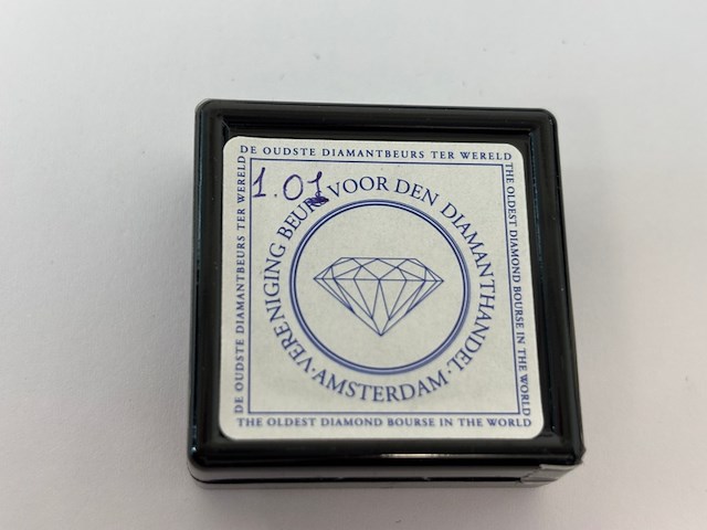 Diamant - 1.01 carat natuurlijke baguette geslepen diamant - afbeelding 2 van  4