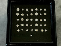 Diamant - 1.01 carat natuurlijke briljant geslepen diamant - afbeelding 1 van  4