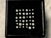 Diamant - 1.01 carat natuurlijke diamant briljant geslepen - afbeelding 1 van  2