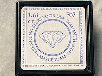 Diamant - 1.01 carat natuurlijke diamant briljant geslepen - afbeelding 2 van  2