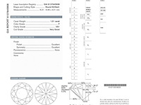 Diamant - 1.01 carat natuurlijke diamant (gecertificeerd) - afbeelding 3 van  6
