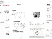 Diamant - 1.01 carat natuurlijke diamant (gecertificeerd) - afbeelding 3 van  5