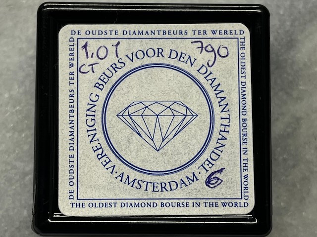 Diamant - 1.01 carat natuurlijke diamant - afbeelding 2 van  2