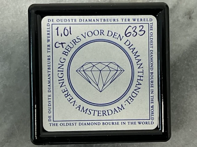 Diamant - 1.01 carat natuurlijke diamant - afbeelding 2 van  4