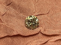 Diamant - 1.01 carat natuurlijke fancy gekleurde diamant (gia gecertificeerd) - afbeelding 1 van  5