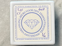 Diamant - 1.01 carat natuurlijke paarse diamant - afbeelding 2 van  4