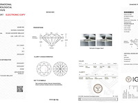 Diamant - 1.01 carat natuurlijke starcut briljant geslepen diamant (gecertificeerd) - afbeelding 3 van  4