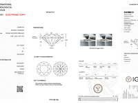 Diamant - 1.01 carat natuurlijke starcut briljant geslepen diamant (gecertificeerd) - afbeelding 3 van  6