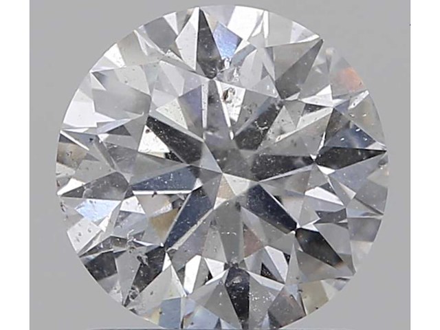 Diamant - 1.01 carat rond geslepen diamant (gecertificeerd) - afbeelding 1 van  4