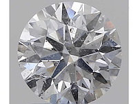 Diamant - 1.01 carat rond geslepen diamant (gecertificeerd) - afbeelding 1 van  4